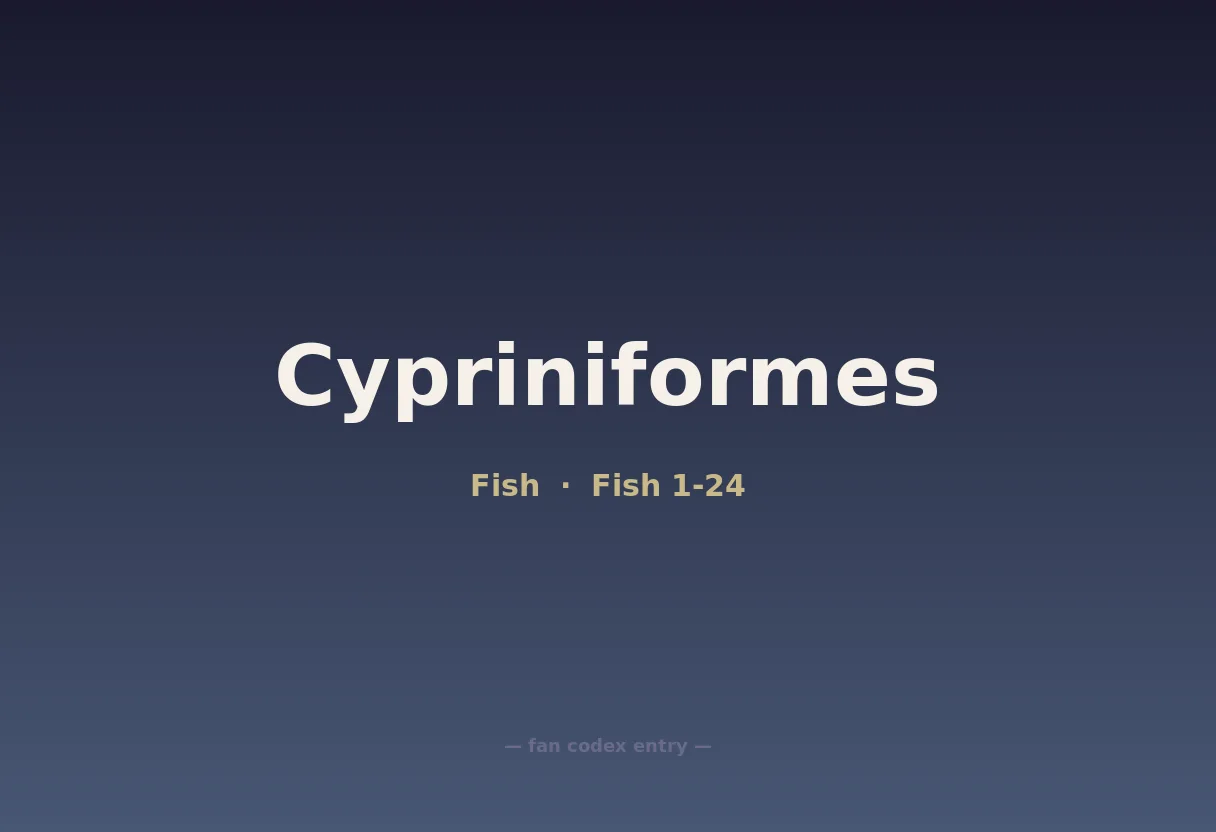 Cypriniformes