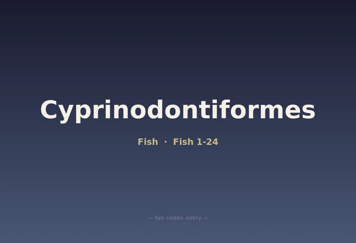 Cyprinodontiformes