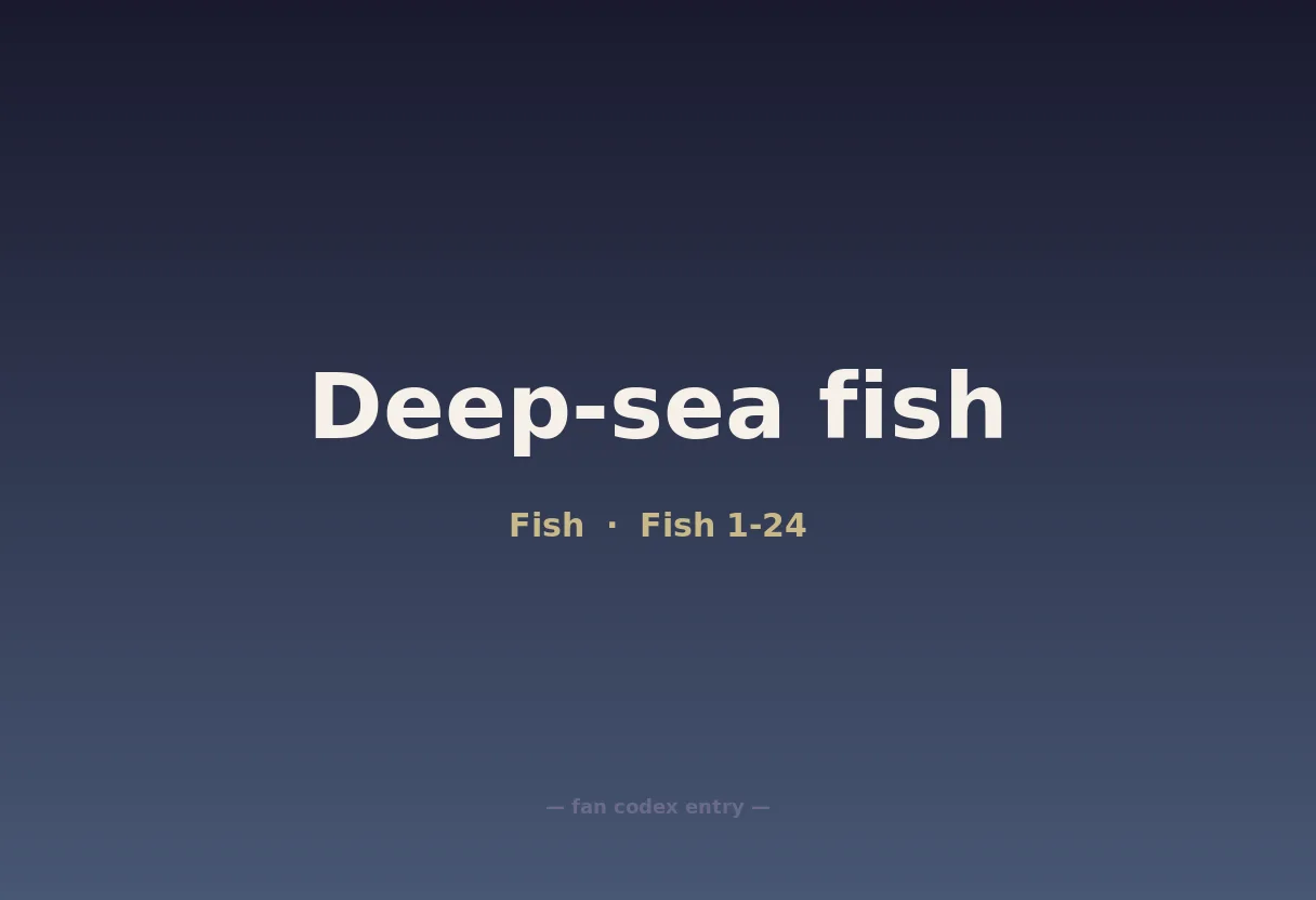 Deep-sea fish