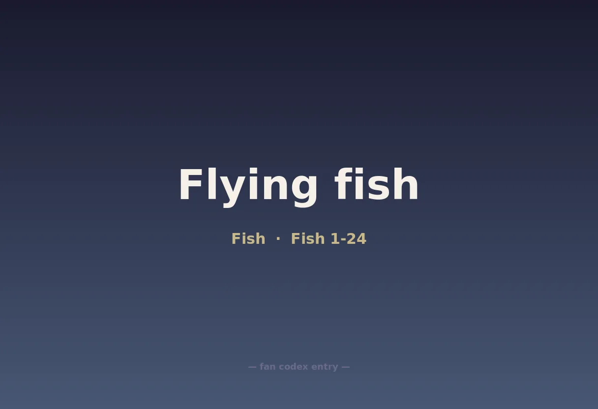 Flying fish