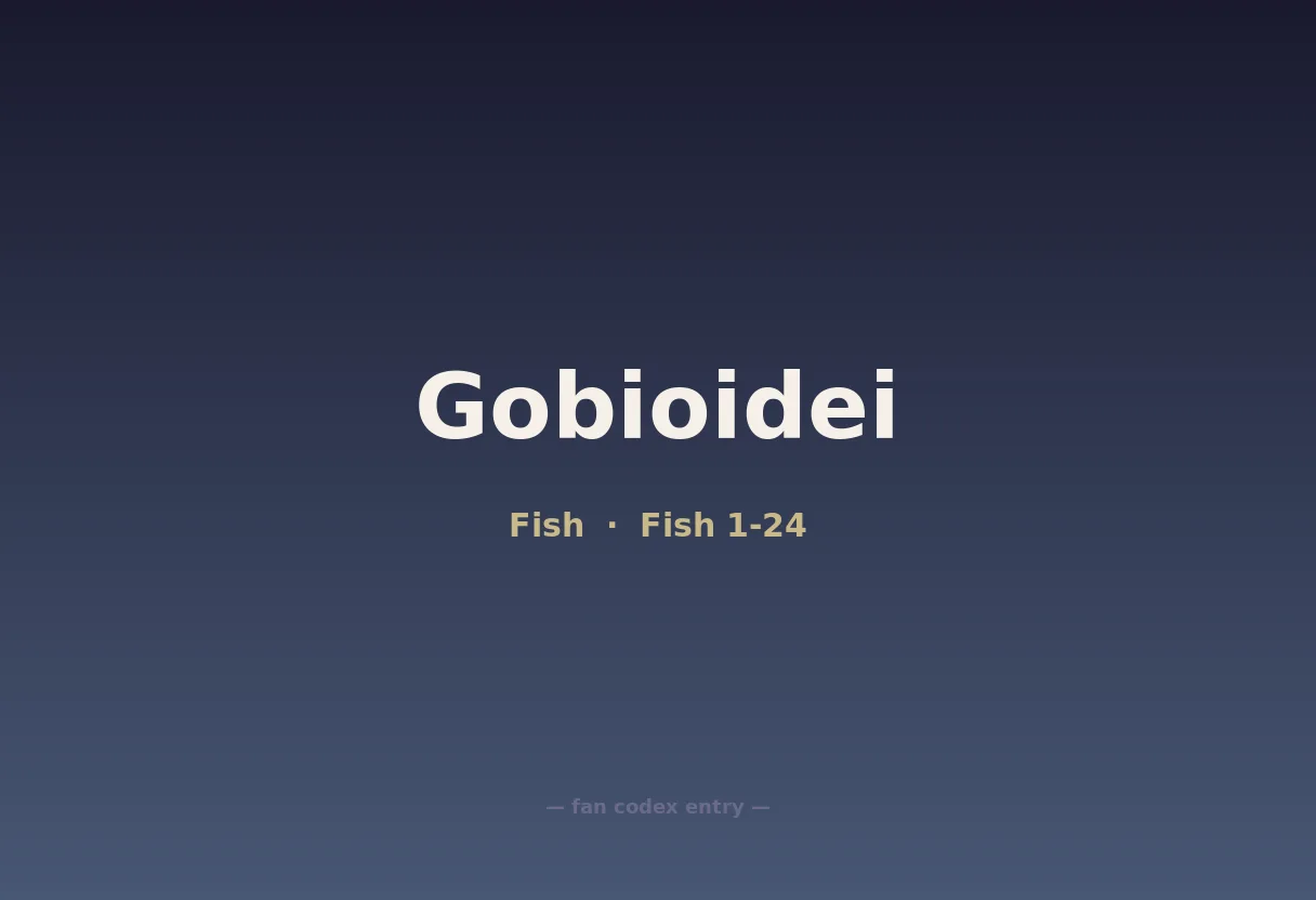 Gobioidei
